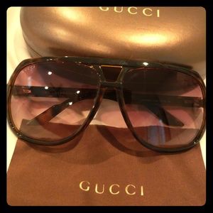 gucci aviator sunglasses
